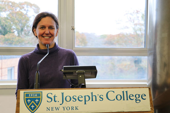 Woodrow Wilson Visiting Fellow Deborah Horan at SJC Long Island.