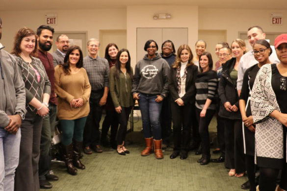 Health care students visited Northwell's Innovation Center in Nov. 2017.