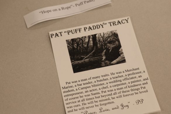 Clippings describing Pat Tracy.