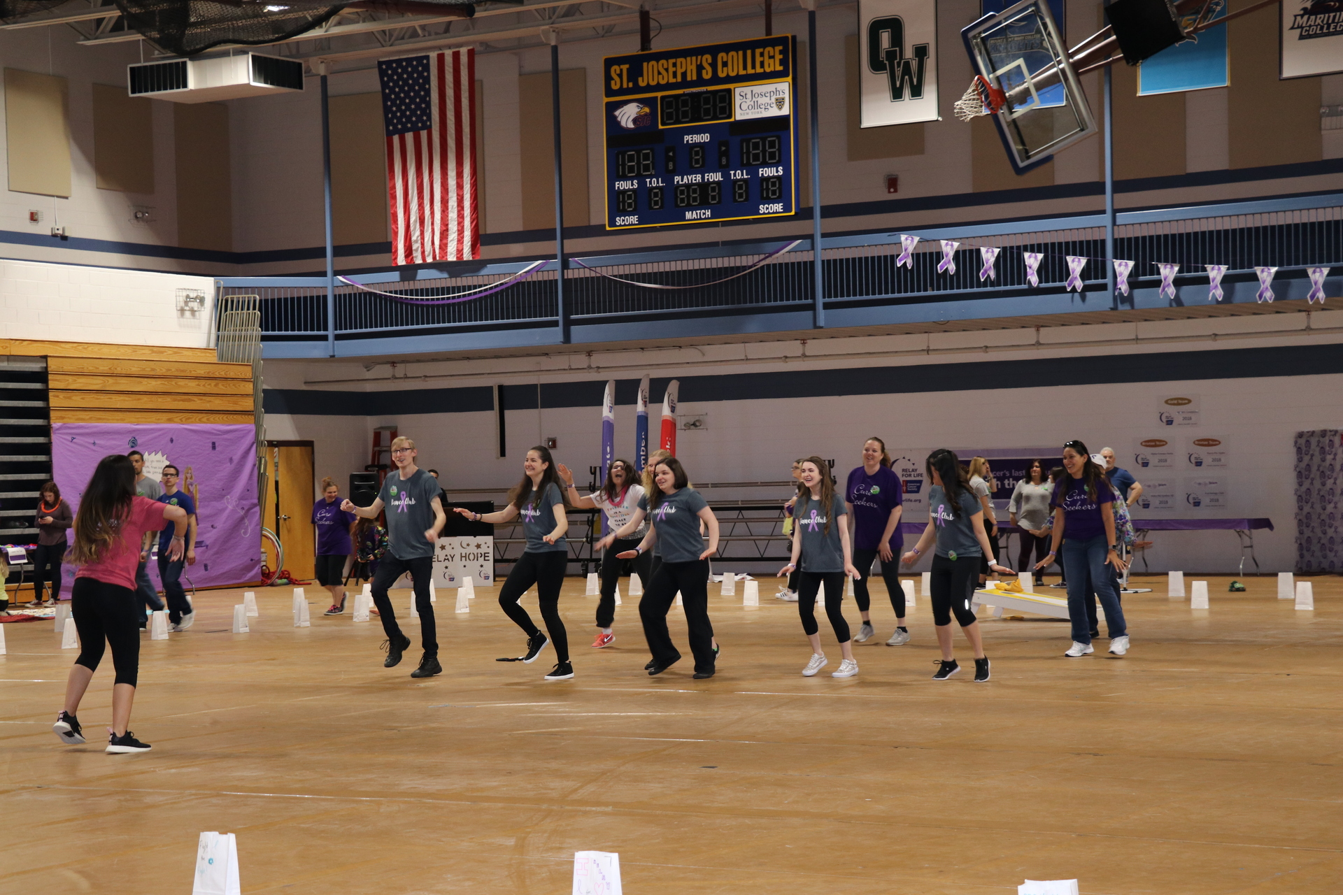 SJC's Dance Club at Relay for Life.