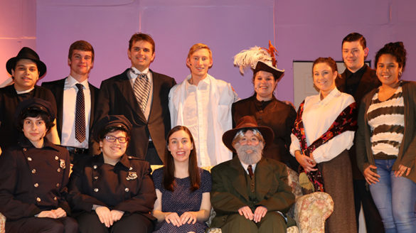SJC Drama Society cast of "Arsenic and Old Lace."