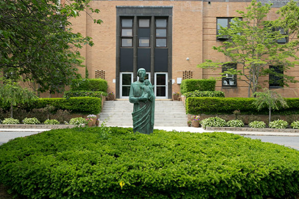 St. Joseph statue at SJC Long Island.