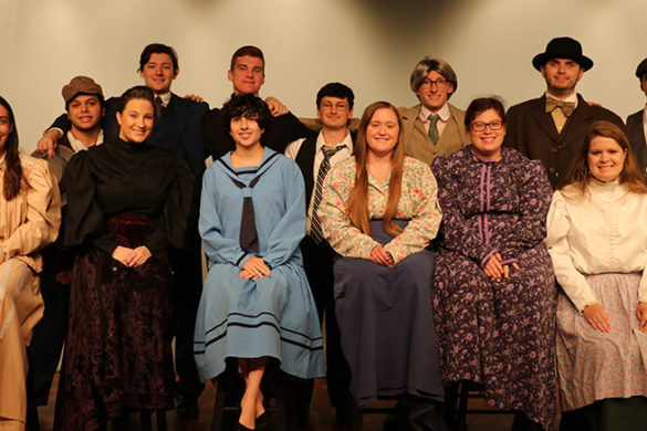 SJC Long Island's Drama Society dressed up for their production of "Our Town."