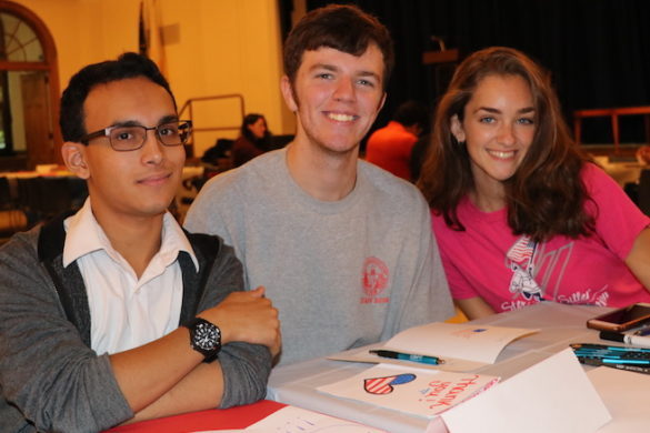 three students