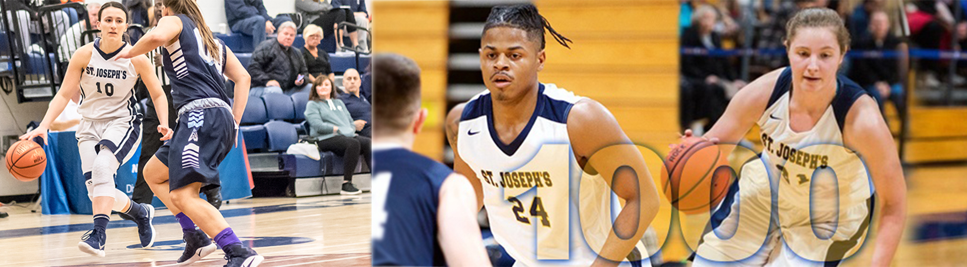 St. Joseph's College students Join the 1,000-point club.