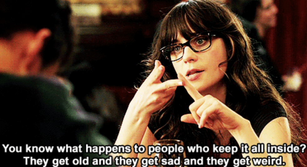 "New Girl" quote.