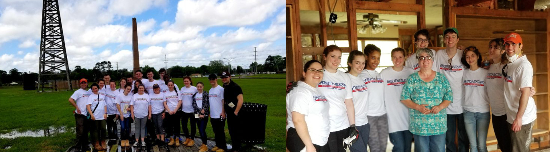 St. Joseph's students went to Houston to help with Hurricane Harvey cleanup during spring break 2018.