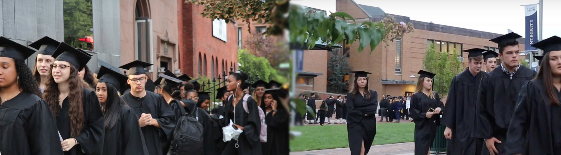 Class of 2022 lines up on both campuses for Investiture.