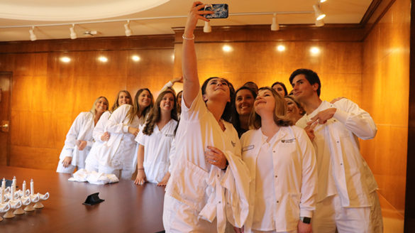 SJC Long Island's first cohort of four-year bachelor degree in nursing.