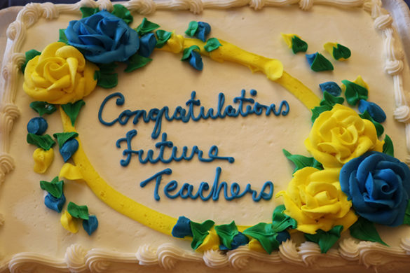 Cake for child study seniors.