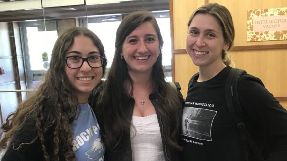 Three female students.