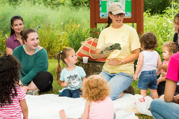 The Garden Ministry summer program, where SJC Long Island students spent time volunteering..