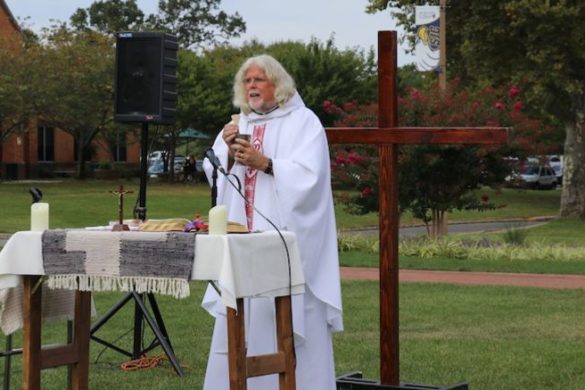 Mass on the Grass at SJC Long Island, 2019.
