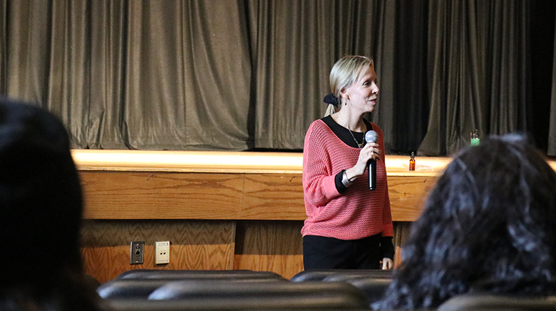 St. Joseph's College held events and hosted guest speakers in honor of Sexual Assault Awareness Month.