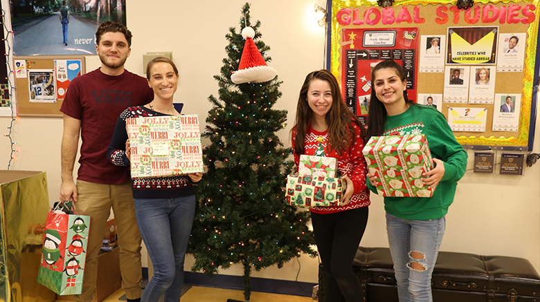 The SJC community comes together to give to those in need during the holidays.