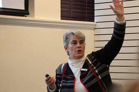 Julie Yindra at SJC Long Island for her presentation on neurodiversity.
