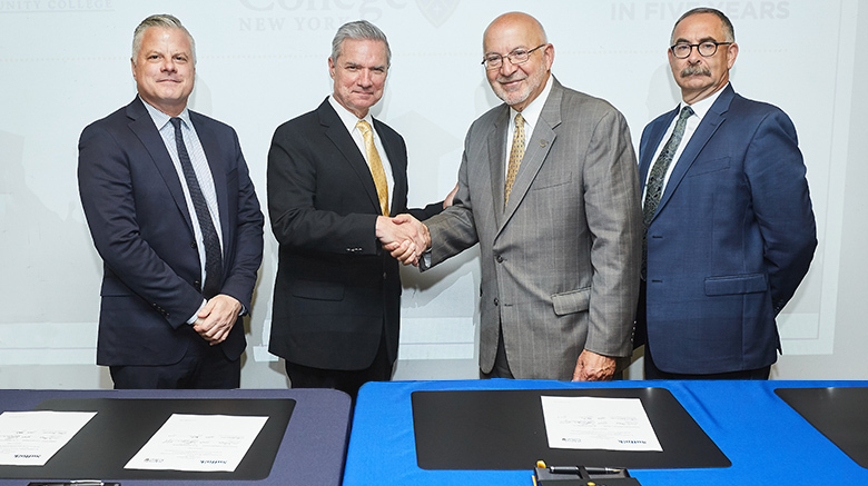 SJCNY and SCCC celebrate new articulation agreements.