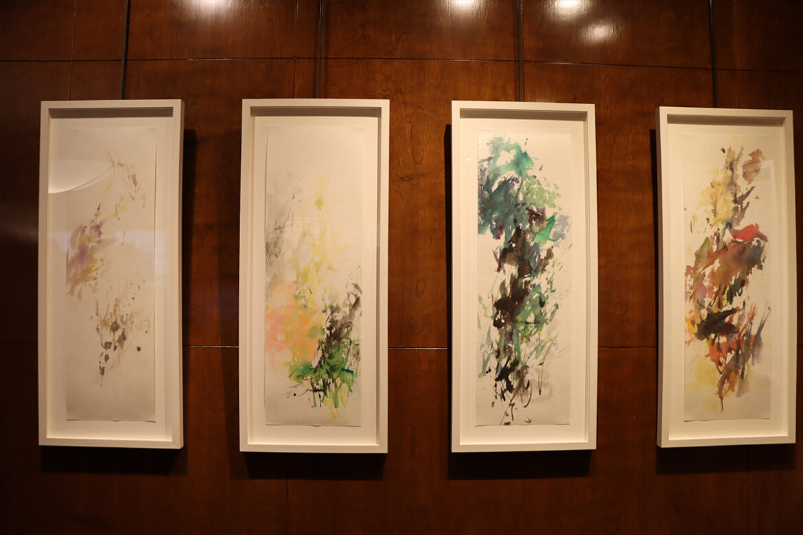 Artist Sungsook Setton's work on display at SJC Long Island.