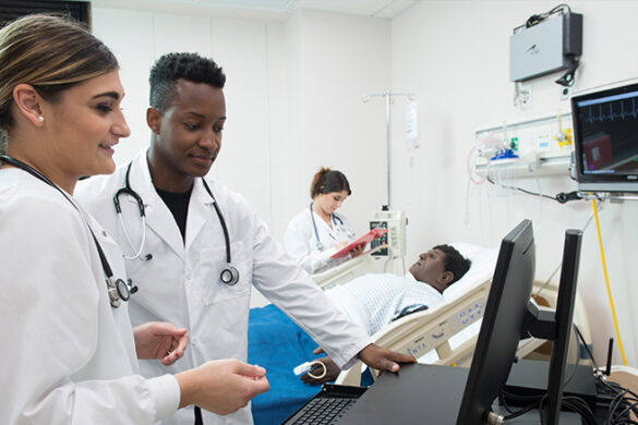 SJC Long Island nursing students.
