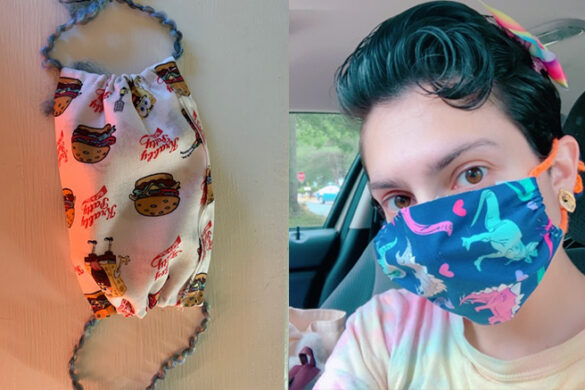 Cecilia Young spent quarantine making masks for family and friends.