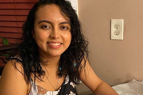 Vanessa Rodriguez, who served an internship at BNL this summer.