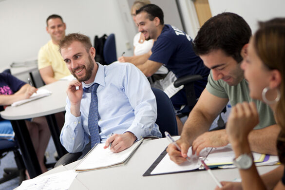 Graduate students at SJC Long Island.