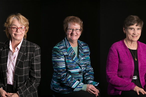 Sisters Karen, Suzanne and Mary Ann.