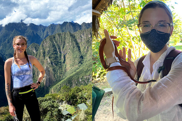 SJC Long Island senior Brooke Shellman interning abroad in Peru.