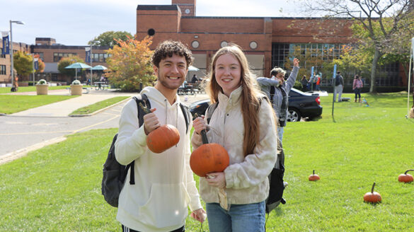 Students picked pumpkins at SJC Long Island's Fall Fest.