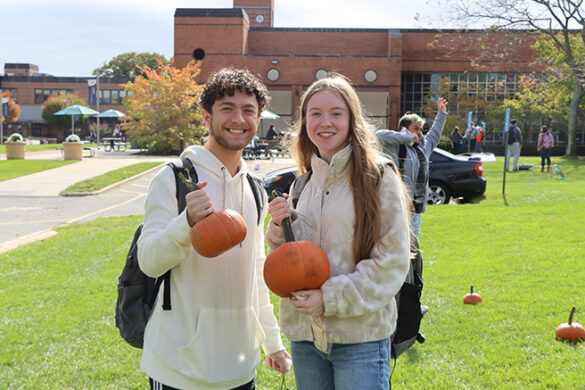 Students picked pumpkins at SJC Long Island's Fall Fest.