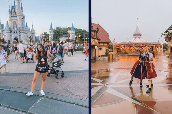 Olivia Martinez in Disney, where she served an internship before landing a job.
