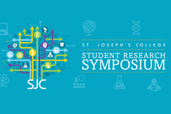 SJC Student Research Symposium logo.