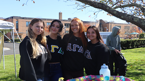 Members of one of the Campus' sororities at the event.
