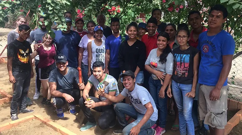 Some of the university students in Nicaragua who have benefited from the scholarship. 