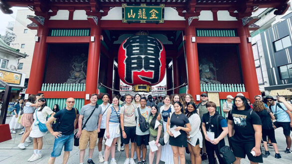 SJNY study abroad group in Japan, 2024.