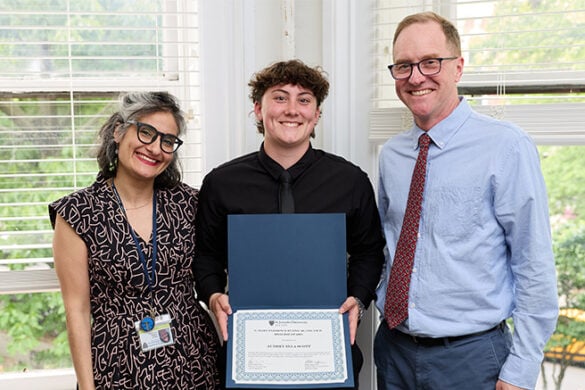SJNY Graduate Awarded First-Ever S. Mary Florence Burns Student Award