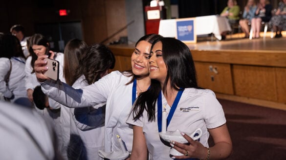 Nursing_Li6 Two nursing students taking a selfie
